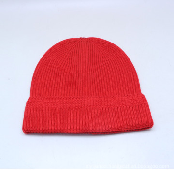 Bulk price custom winter knitted wool hat for men